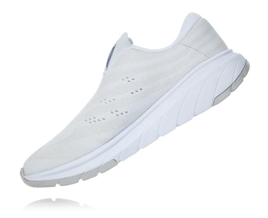 Walking Shoes Womens - Hoka One One Cavu 3 Slip - White - TNGMUVW-53